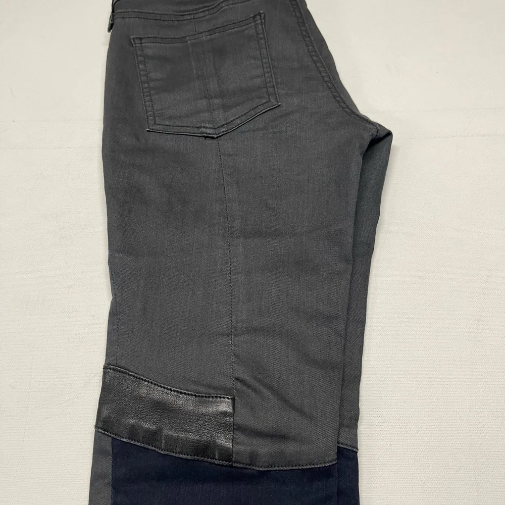 Rag & Bone jeans womens size 26 gray‎ blue lamb skin - Picture 9 of 16